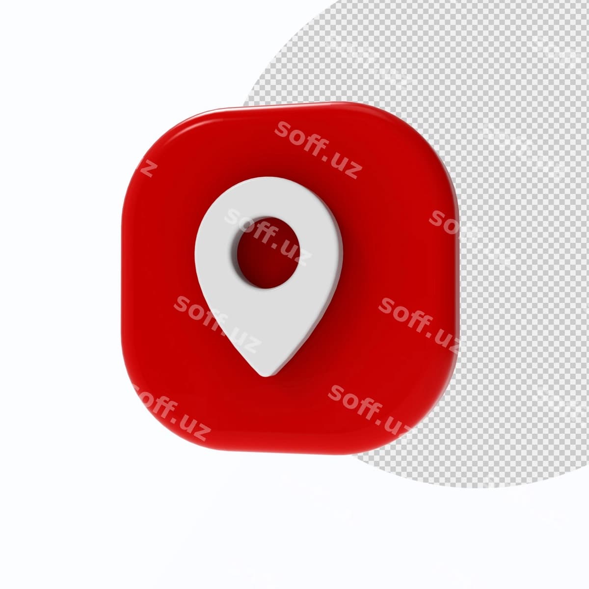 3D joylashuv belgisi 3D render | 3d location icon 3d render