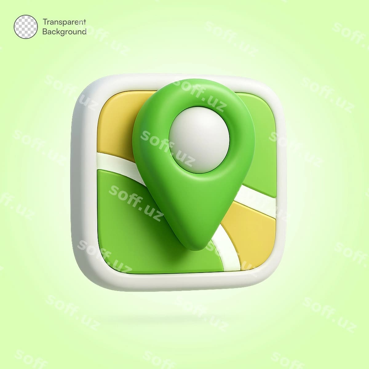 3D xarita PIN joylashuv belgisi | 3d map pin location icon