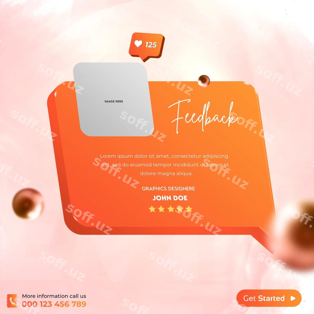 3D render mijozi fikr-mulohazalarini qoldiradi | 3d render customer leave feedback