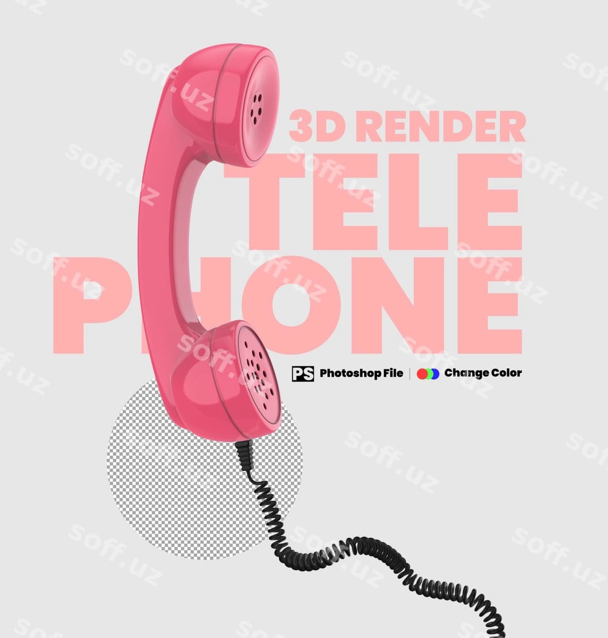3d render telefon | 3d render telephone