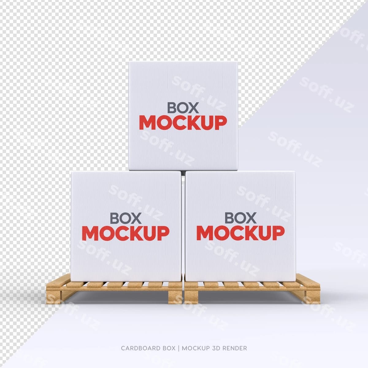 3d rendering karton quti namunasi | 3d rendering cardboard box mockup