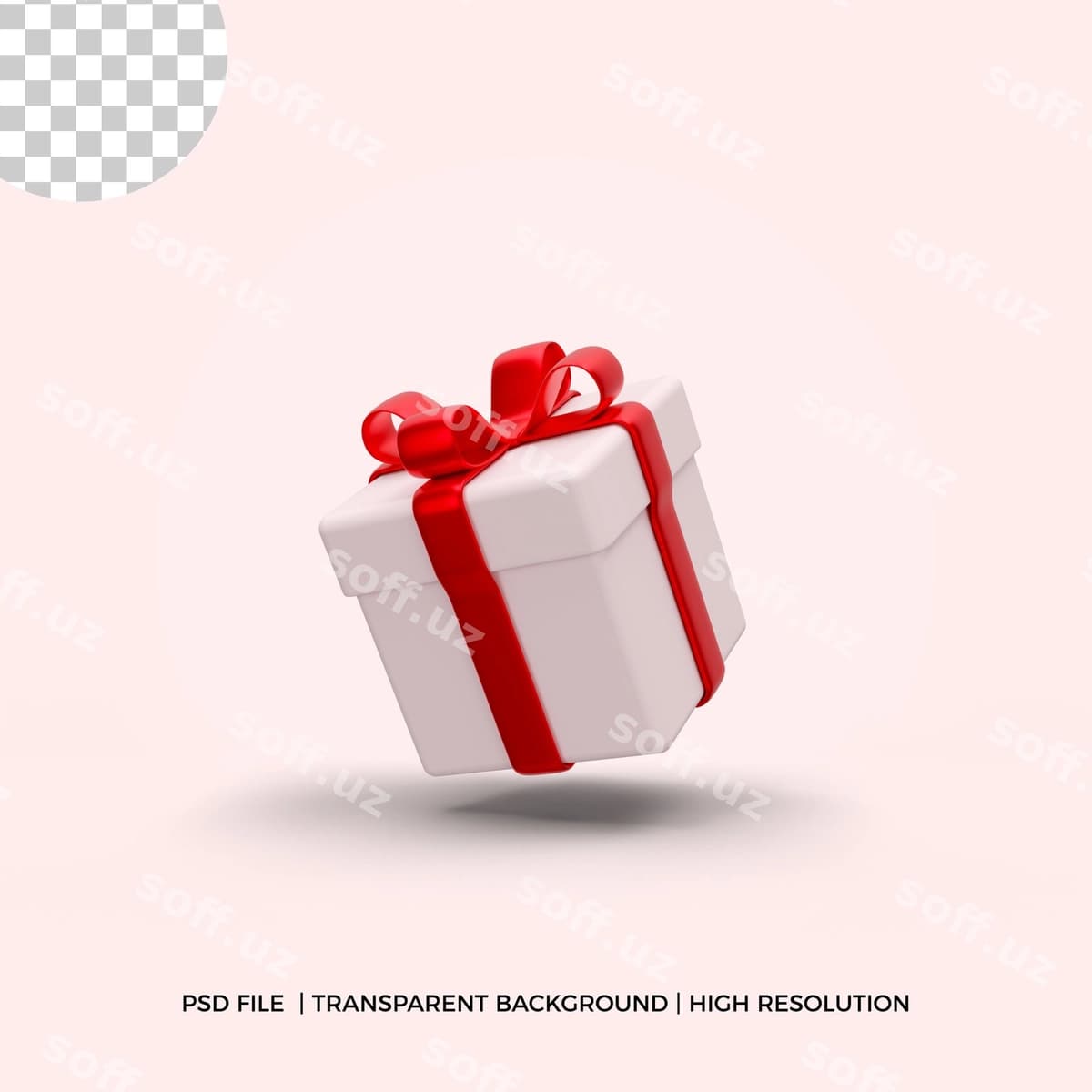 3D renderlangan hoqiqiy sovg'a qutisi | 3d rendering realistic gift box