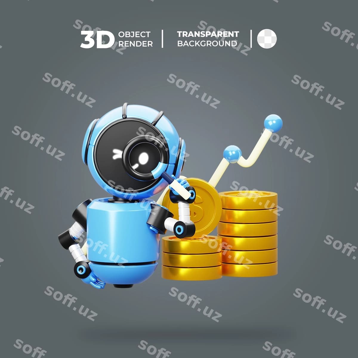 3D robot tsikl bilan | 3d robot with loop