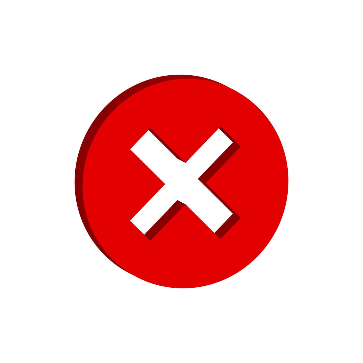 Qizil xoch tugmasi belgisi dizayni | Red cross button icon design