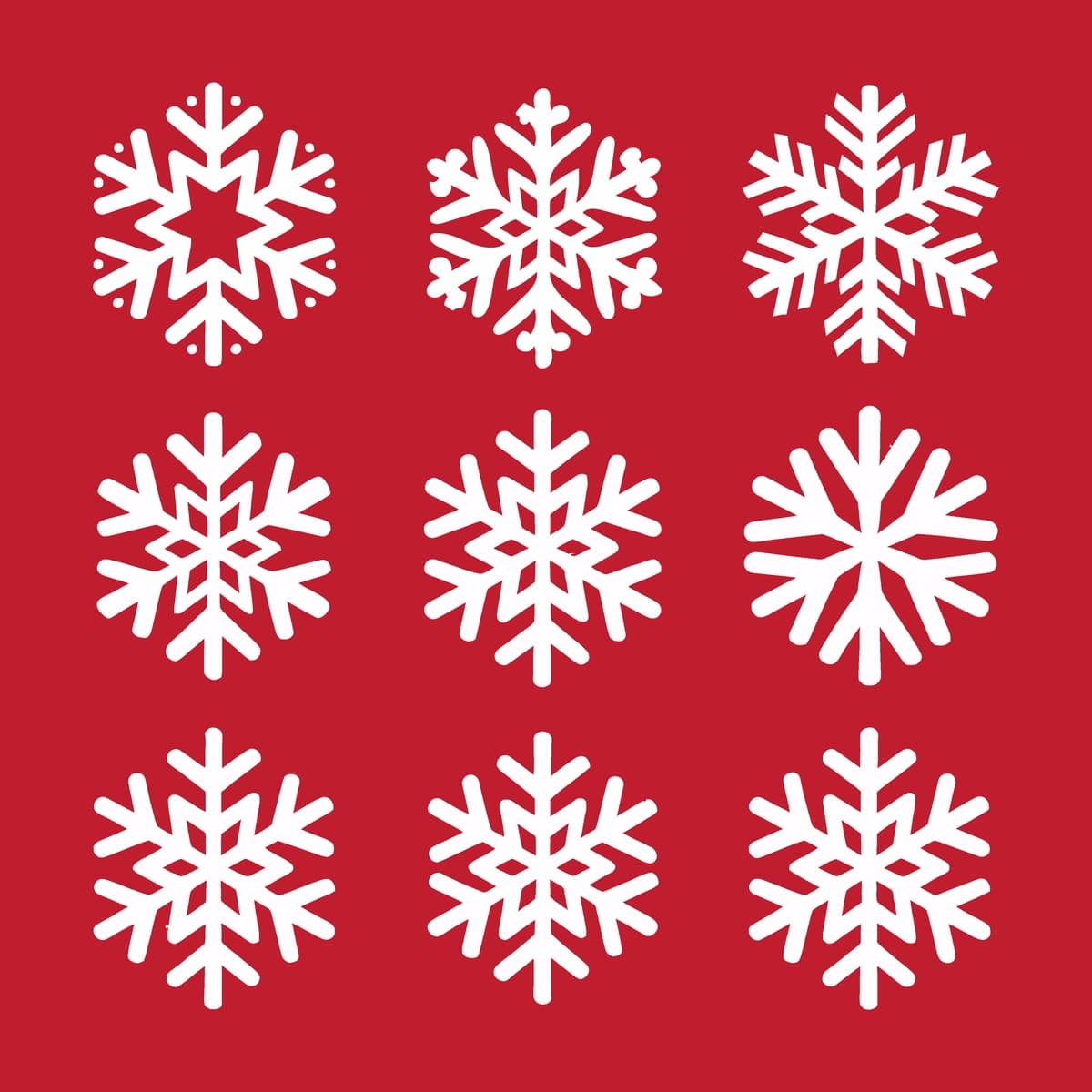 Snowflake to'plami noyob qishki ta'til dizayni bayram loyihalari | Snowflake set unique winter holiday design festive projects