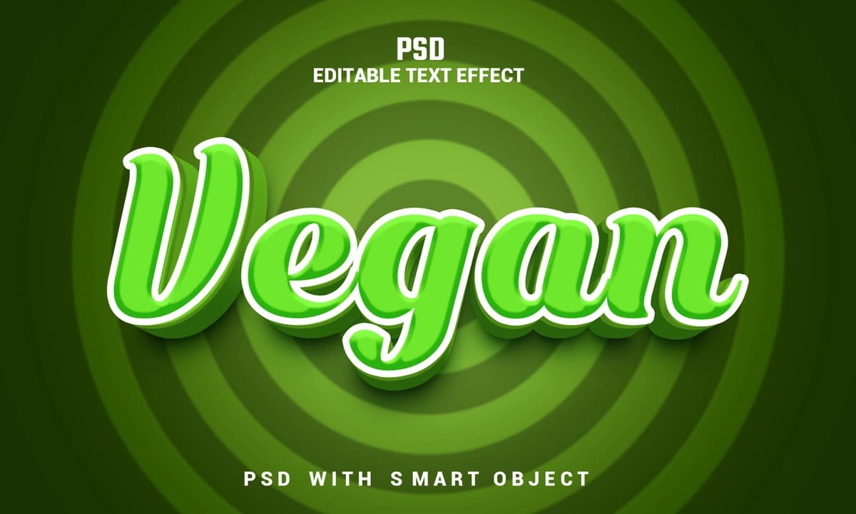 Yashil oq fonda vegan it so'zi | Green white background with word vegan it