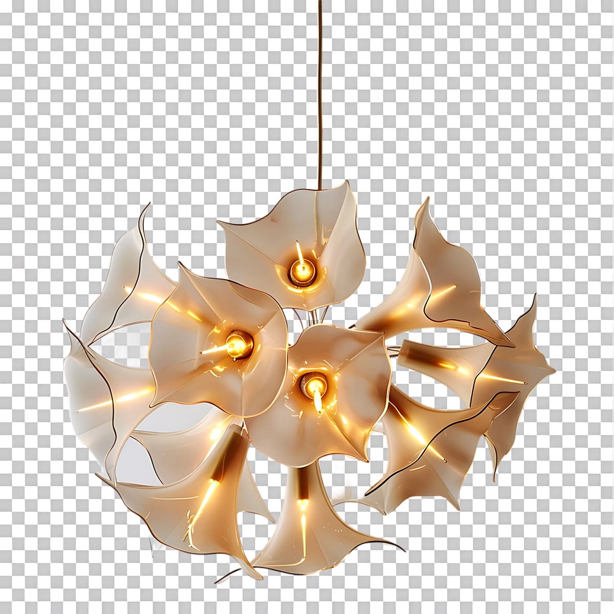Dekorativ avizolarni yoritish | Lighting decor chandeliers