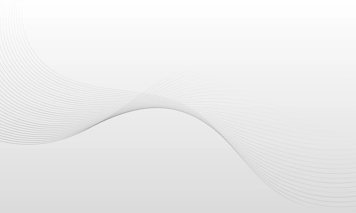 Dinamik to'lqin chizig'i naqshli oq biznes mavhum fon | White business abstract background with dynamic wave line pattern