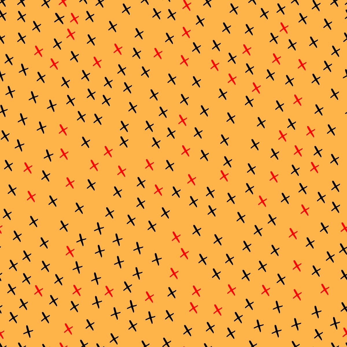 Vektor choksiz naqsh tartibsiz xochlar x fon | Vector seamless pattern irregular crosses x background