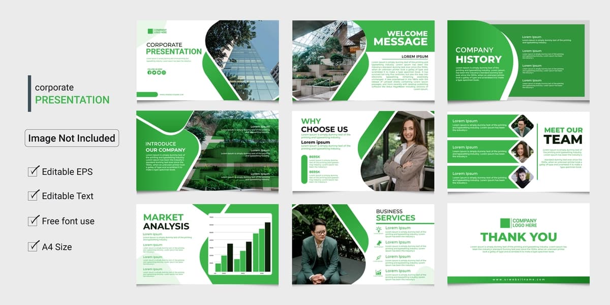 Biznes taqdimot shablon dizayni | Business presentation template design