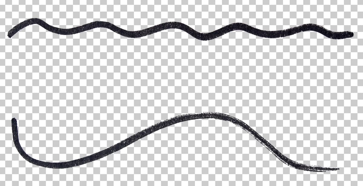 Qora qo'lda chizilgan marker qalam chizig'i shaffof fonni o'rnating | Set black hand drawn marker pen stroke line transparent background