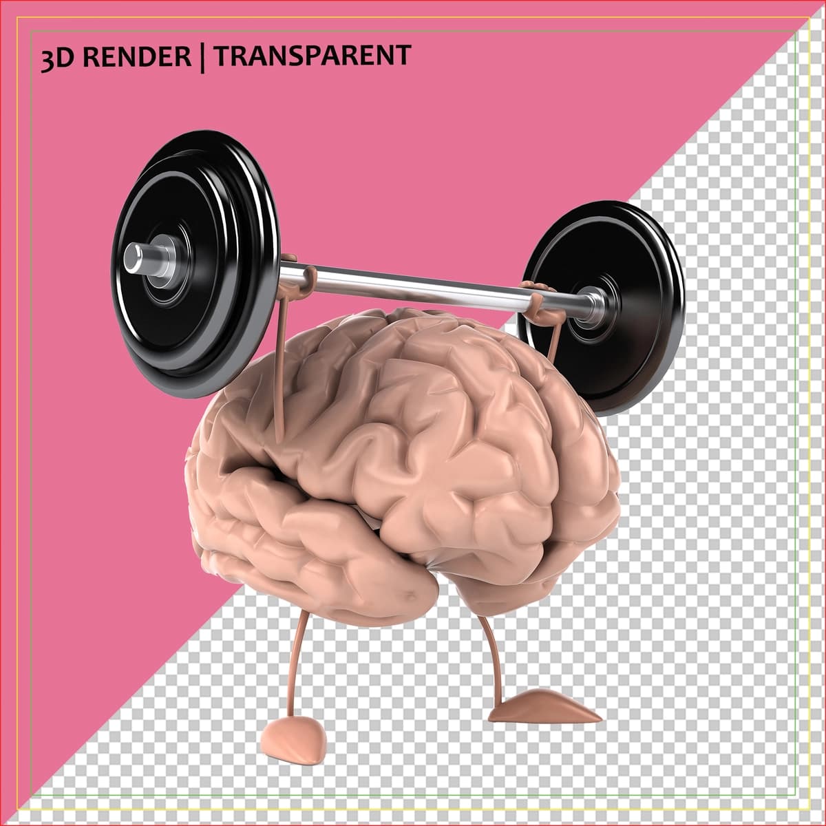 Miya mashqlari, aqliy fitnes, og'ir atletika kontseptsiyasi | Brain training mental fitness weightlifting concept