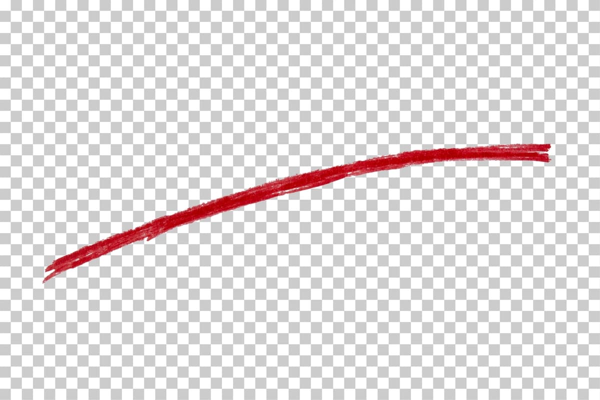Png qizil qo'lda chizilgan marker qalam zarbasi chizig'i shaffof fon | Png red hand drawn marker pen stroke line transparent background