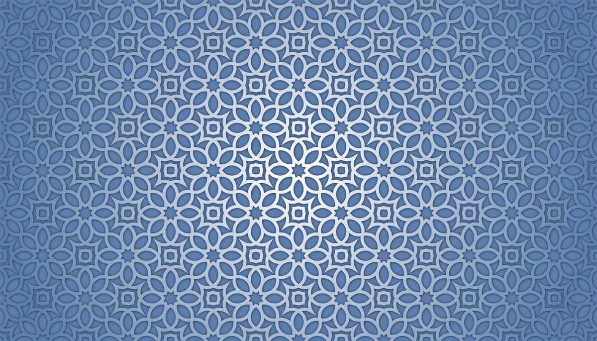 Choksiz arabcha naqshli fon Arab uslubidagi islomiy bezak | Seamless arabic pattern background arabian style islamic ornamental