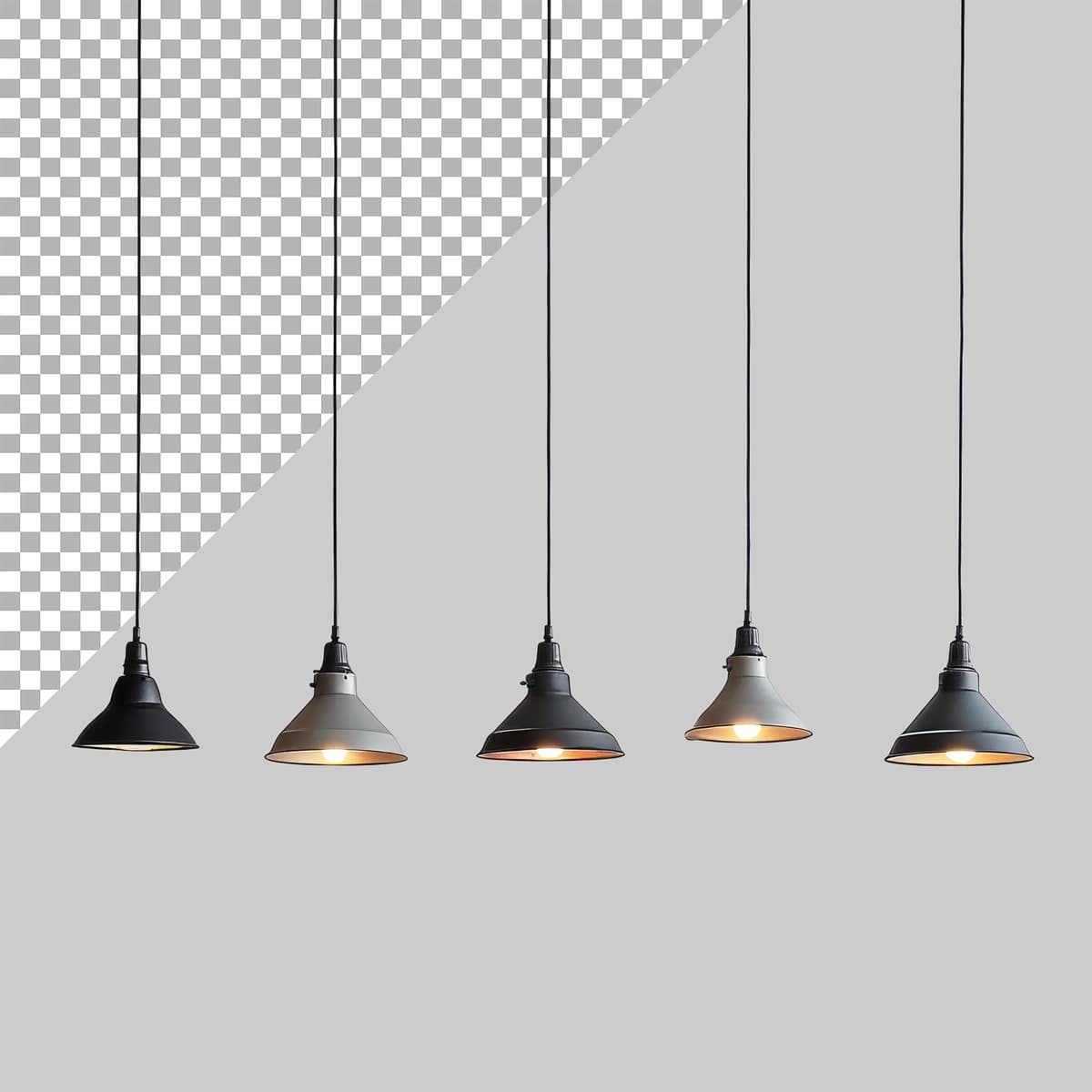 Yoritish moslamalari shaffof fon | Lighting fixtures transparent background