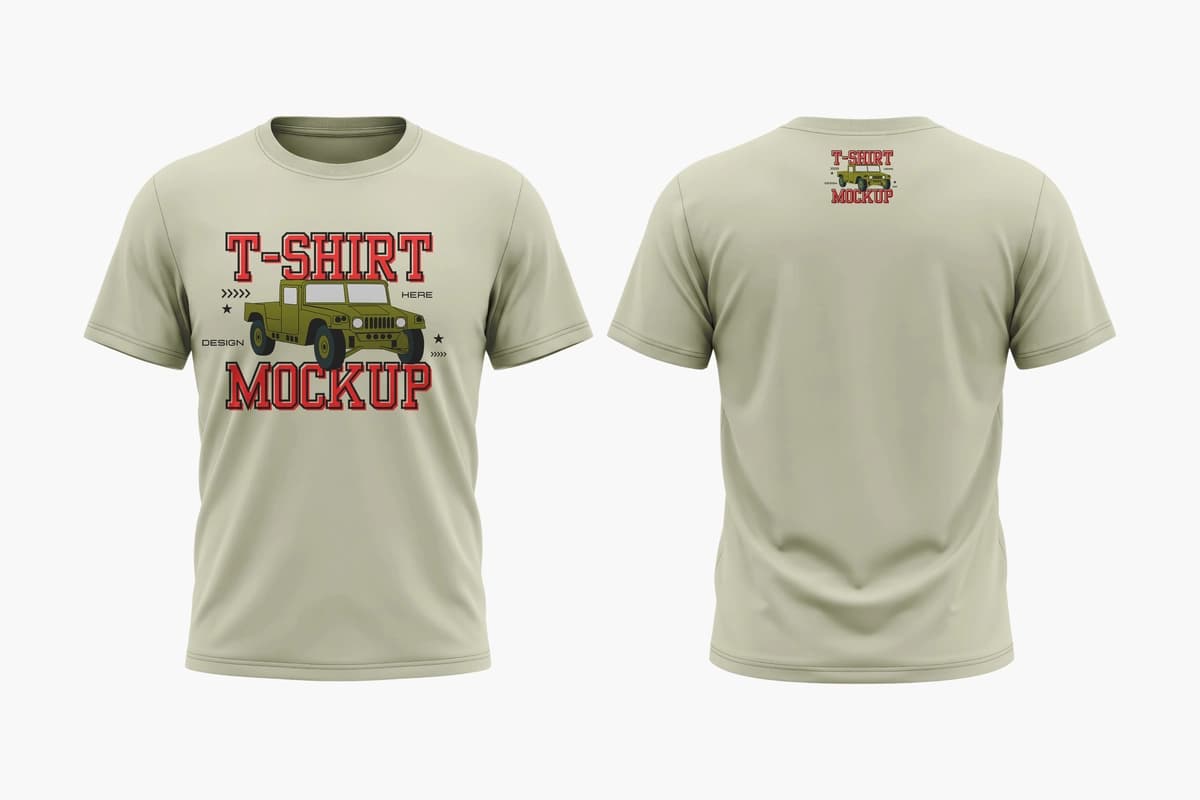 Futbolka maketi | Tshirt mockup