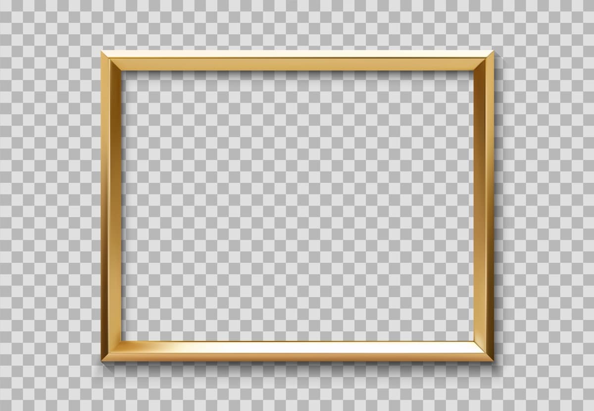 Oltin ramka chegarasi oltin porloq kvadrat ramka | Golden frame border gold shine square framework