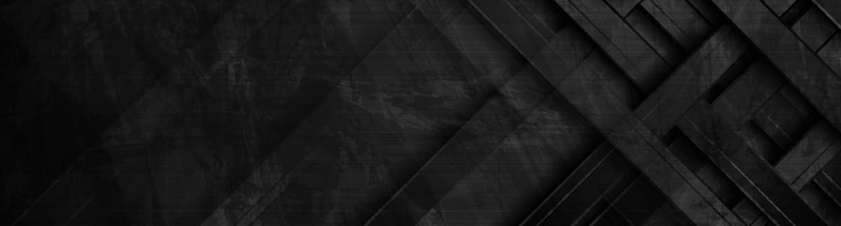 Qora geometrik chiziqlar mavhum texnologik grunge banner dizayni | Black geometric stripes abstract tech grunge banner design