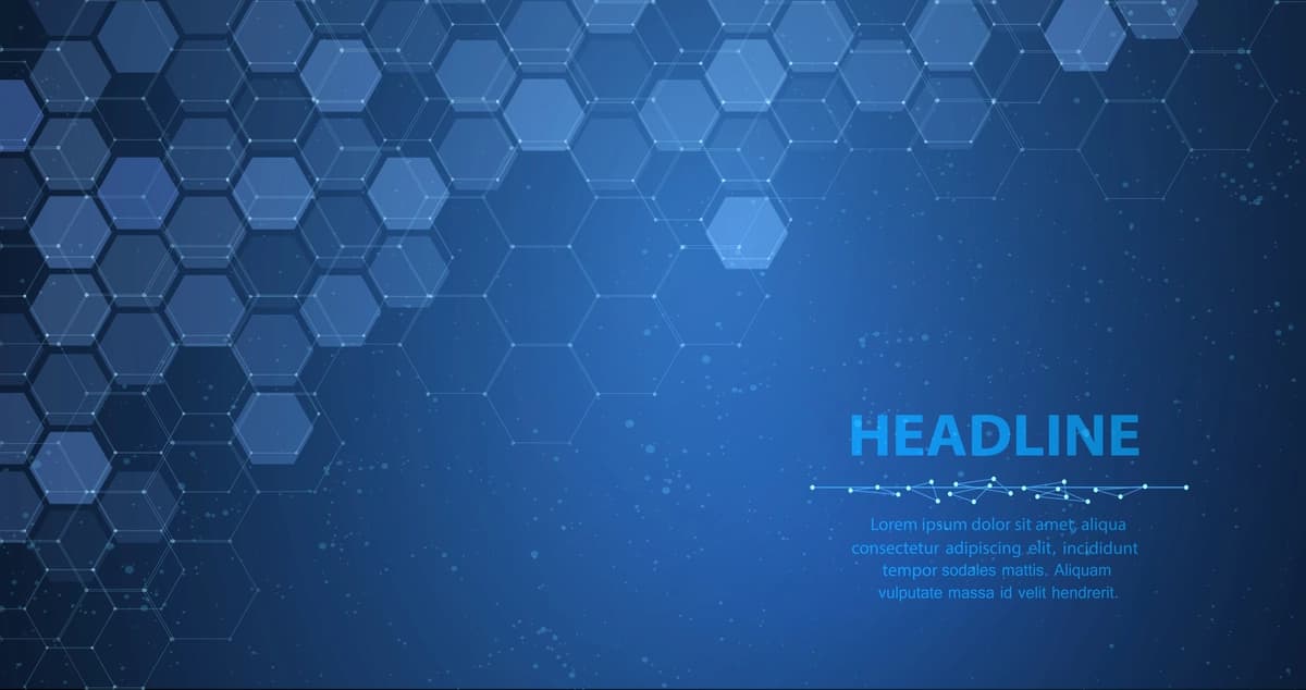 Moviy olti burchakli mavhum fon ko'plab chuqurchalar teksturali tibbiy texnologiya | Blue hexagon abstract background honeycomb texture medical technology
