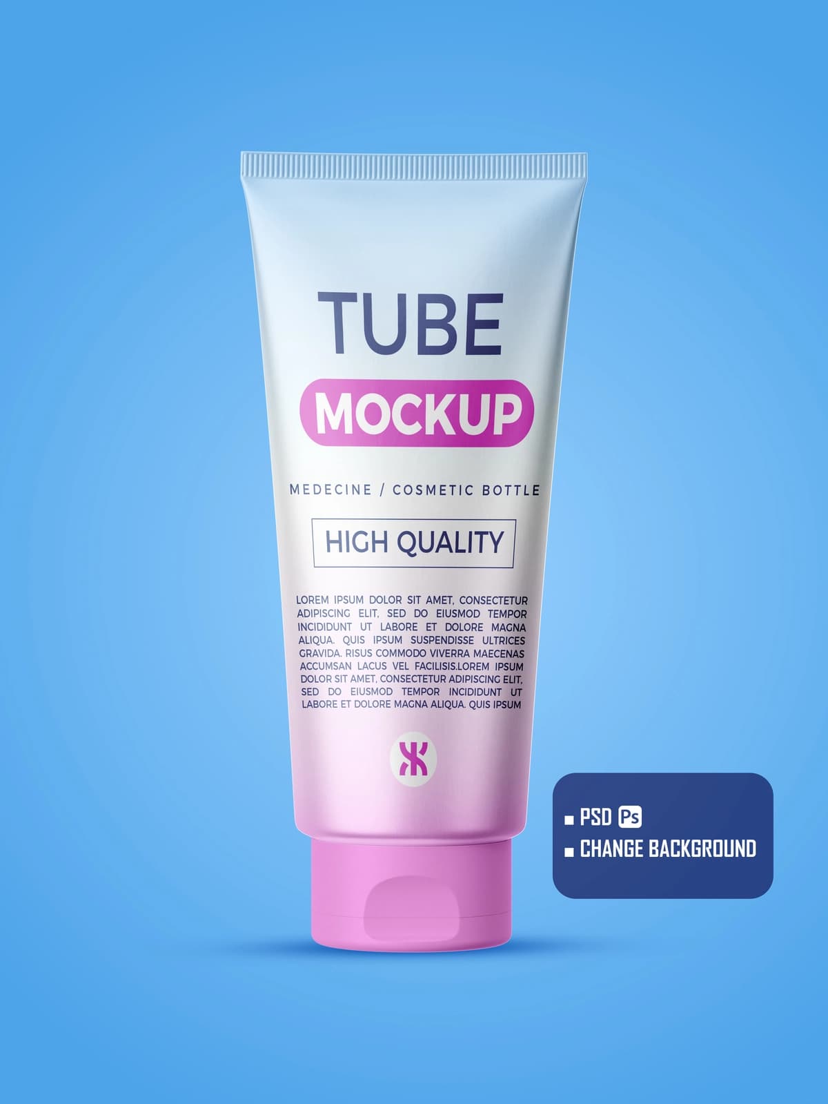 Kosmetik naycha maketi | Cosmetic tube mockup