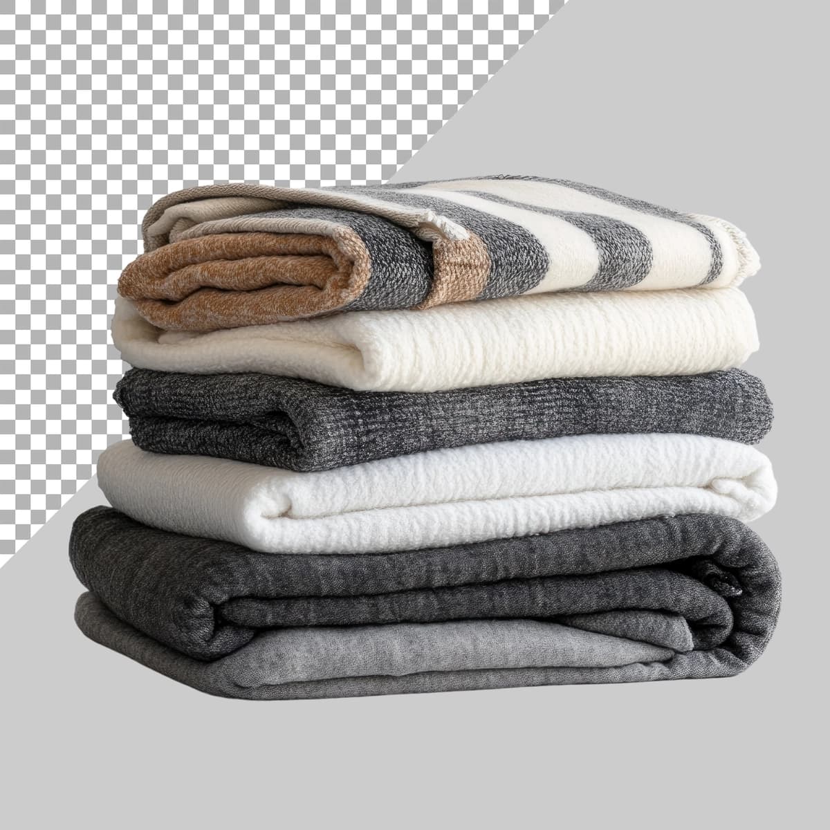 Shaffof fonda adyolni tashlang | Throw blankets transparent background