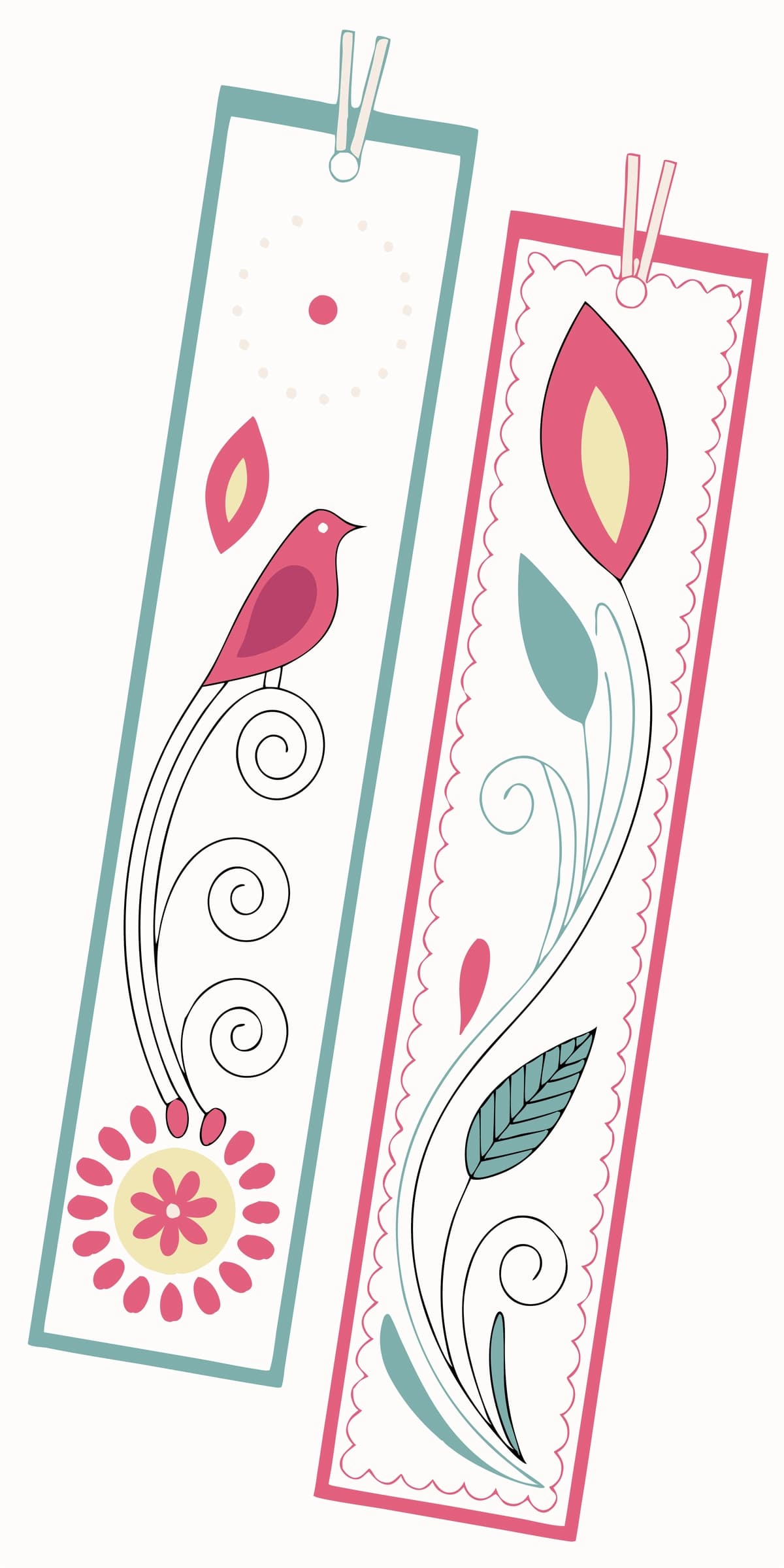 Xatcho‘plarni chop etish to‘plami | Bookmarks print set