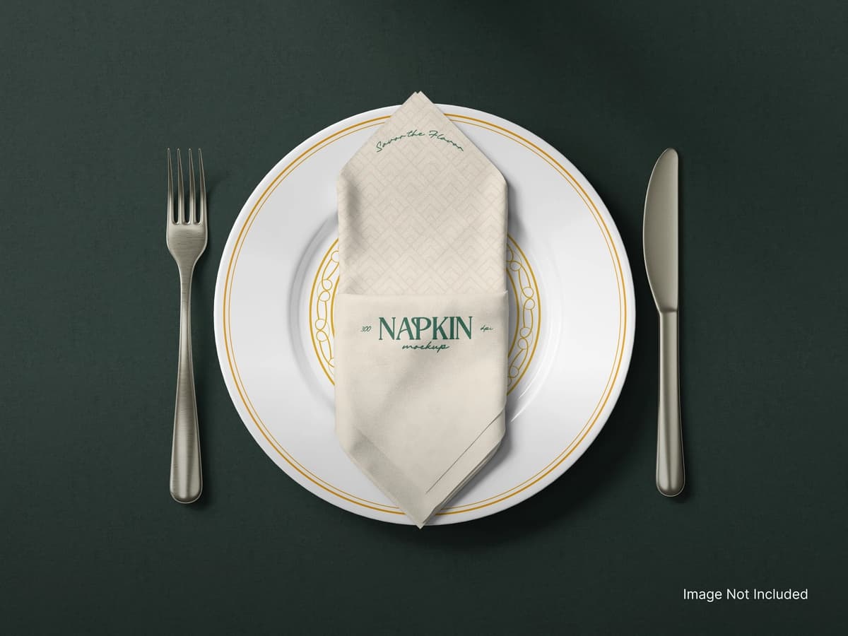 Salfetkali pichoqlar bilan oqlangan dasturxon | Elegant table setting with napkin cutlery