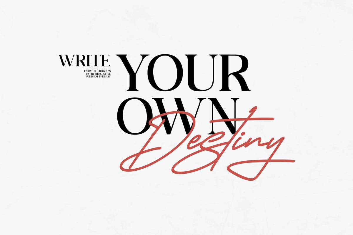 O'z taqdiringizni yozing ilhomlantiruvchi tipografiya estetik ko'cha kiyimi | Write your own destiny inspirational typography aesthetic streetwear