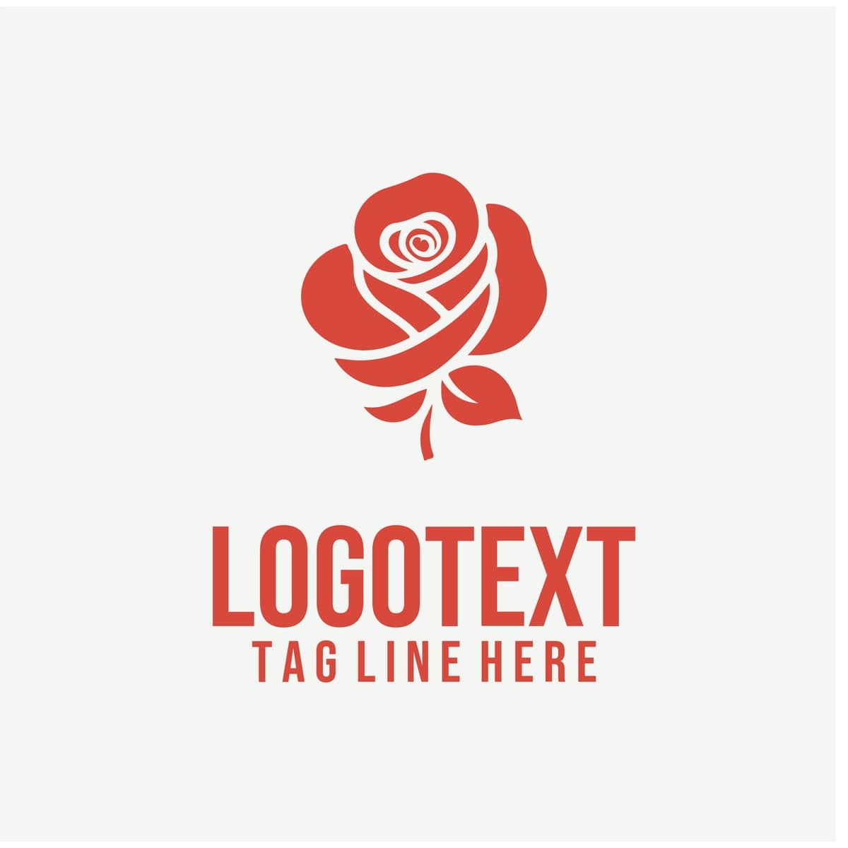 Rose ayol logotipi vektor rasmlari | Rose lady logo vector illustrations