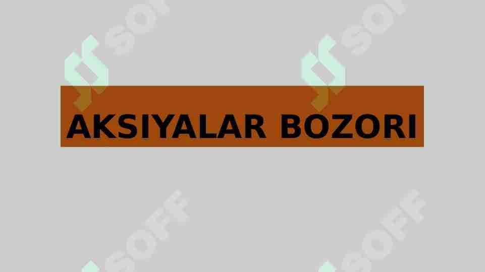 Aksiya bozori