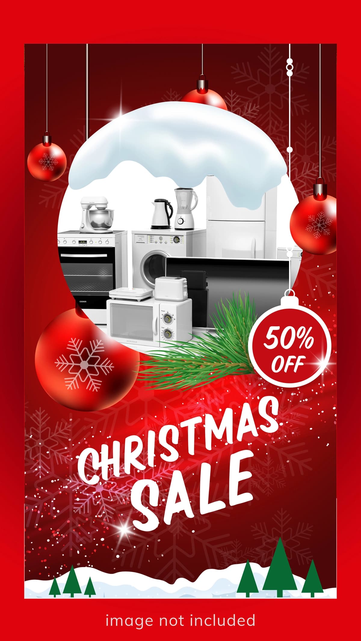 Rojdestvo sotish hikoya shablon | Christmas sale story template