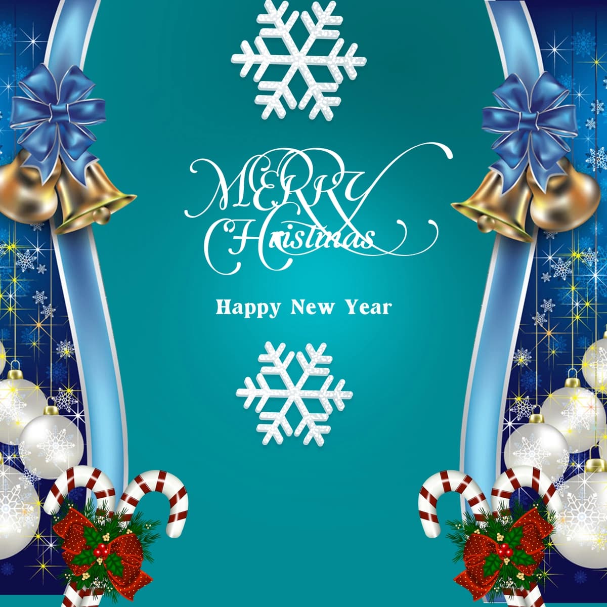 Muborak Rojdestvo yangi yilingiz bilan ijtimoiy tarmoqdagi instagram posti | Merry christmas happy new year social media banner instagram post