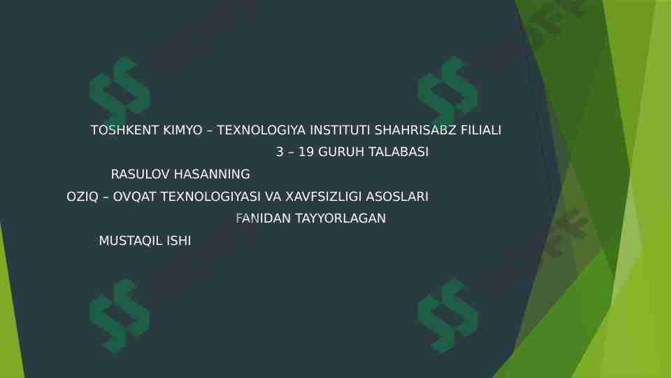 sut mahsulotlarini qayta ishlash