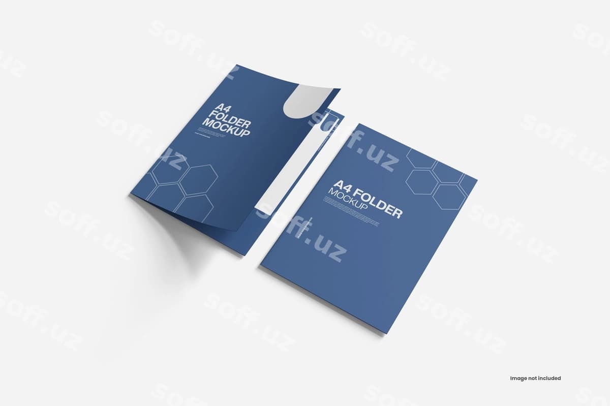 A4 papka maketi | A4 folder mockup