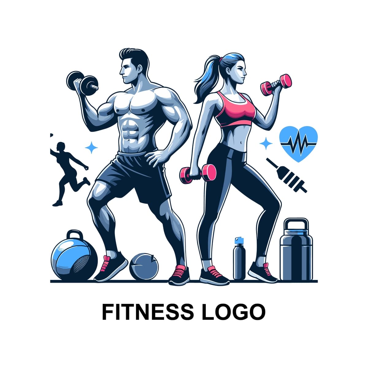 Erkak ayol gantellar bilan mashq bajaradi | Man woman doing exercises with dumbbells