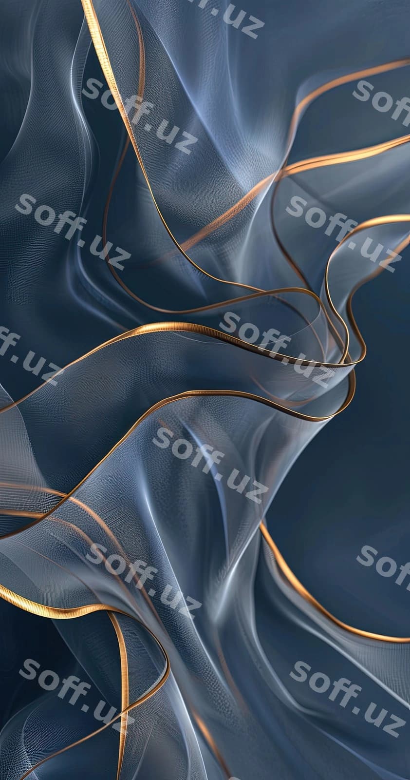 Mavhum suyuqlik to'lqin foni | Abstract liquid wave background