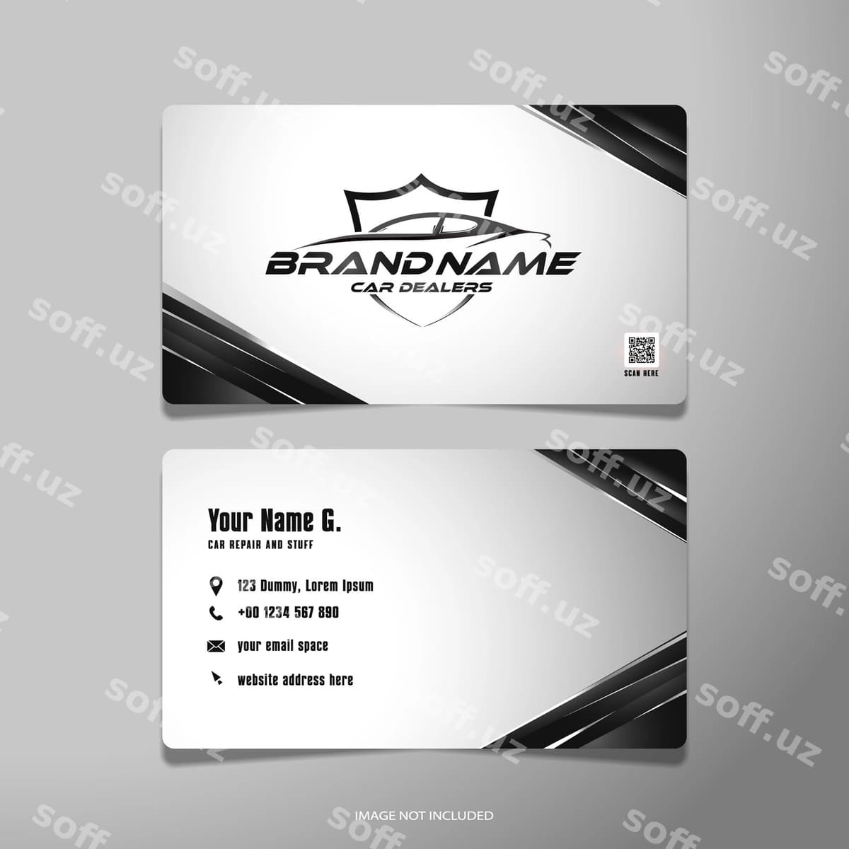 Avtomobil biznes kartasi | Automotive business card