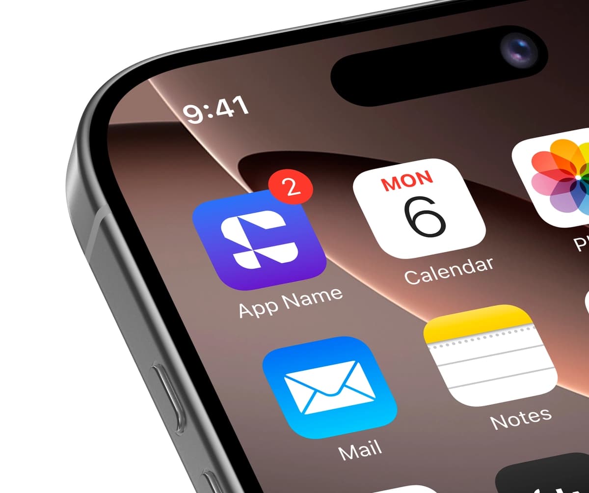 Ilova belgisi maketi | App icon mockup