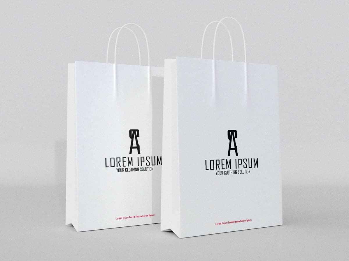Savatga sumkasi maketi psd | Shopping bag mockup psd