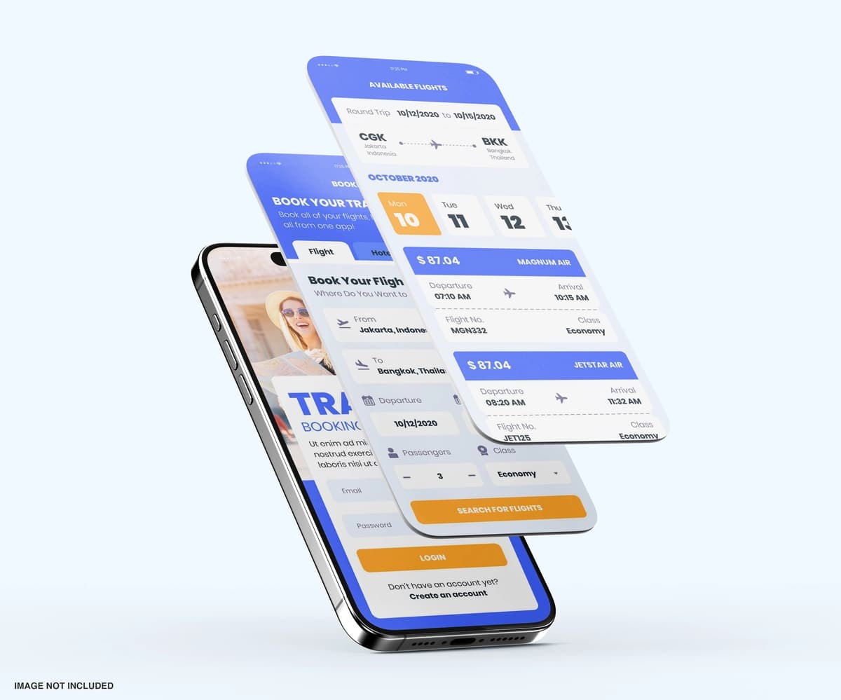 Ilova telefon ekrani maketi | App phone screen mockup