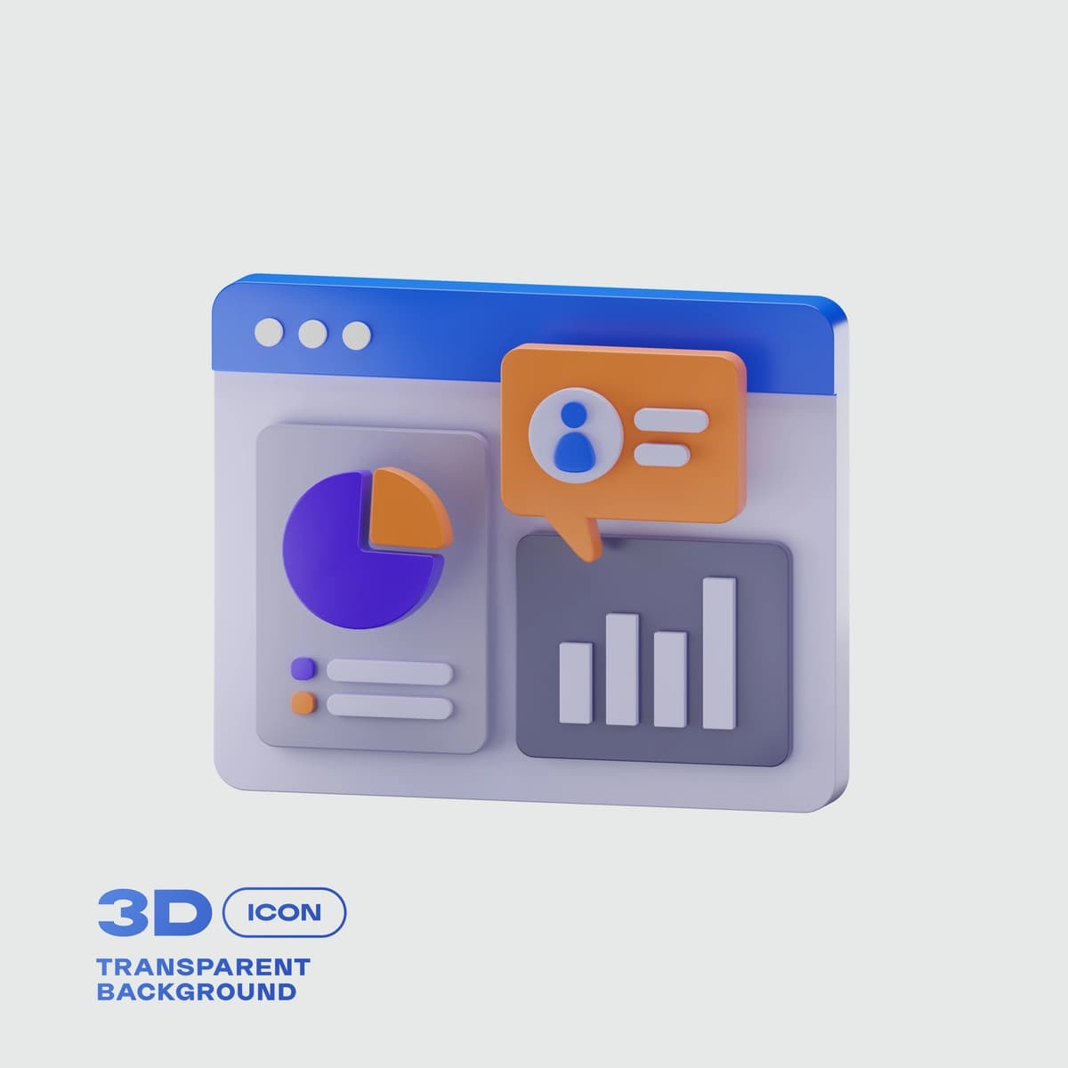 3d crm tizimi belgisi png andozasi | 3d crm system icon png template