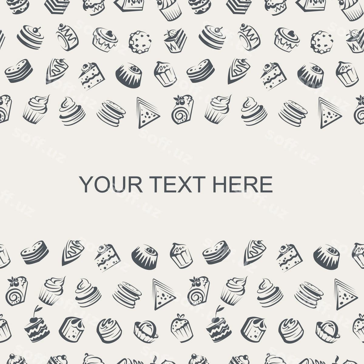 Orqa fonda tortlar kupkaktlar | Background cakes cupcakes