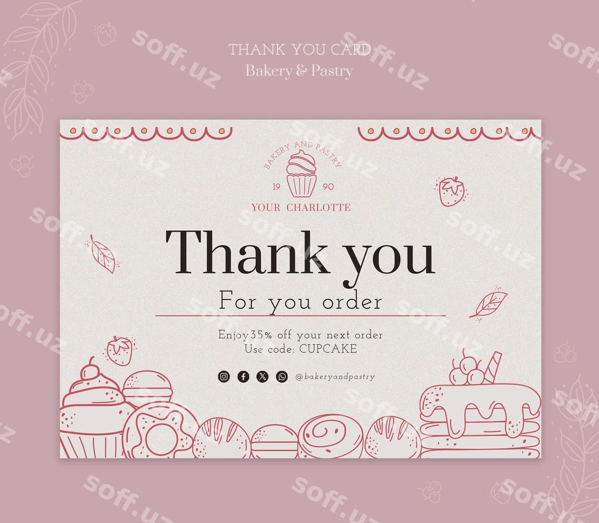 Pechenye shabloni dizayni | Bakery template design