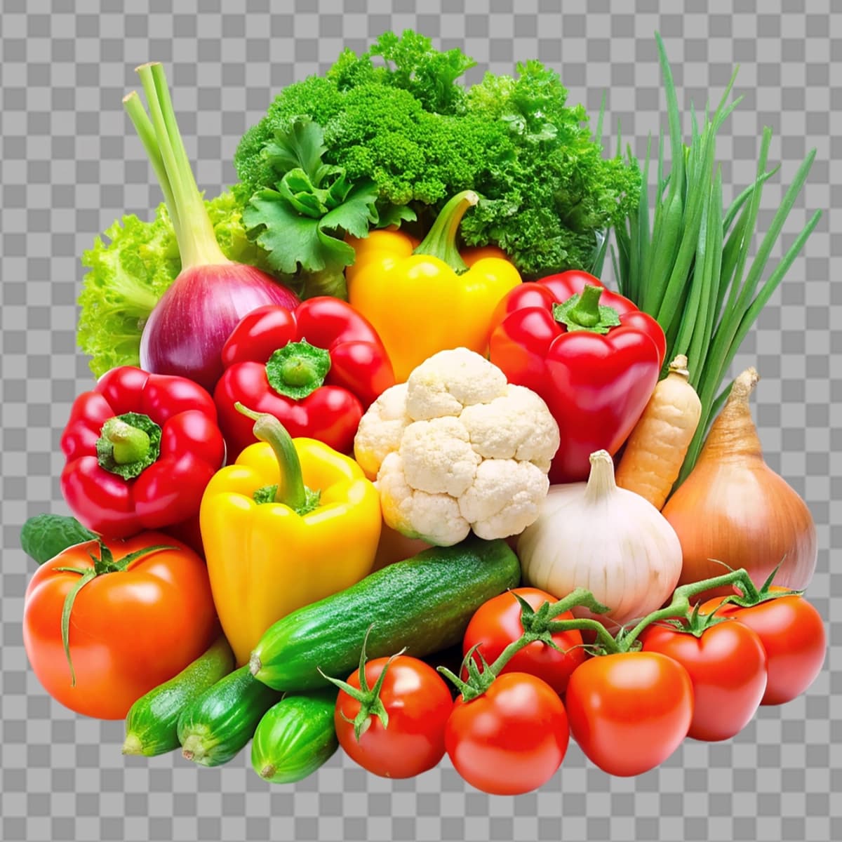 Chiroyli sabzavotlar shaffof fon | Beautiful vegetables transparent background