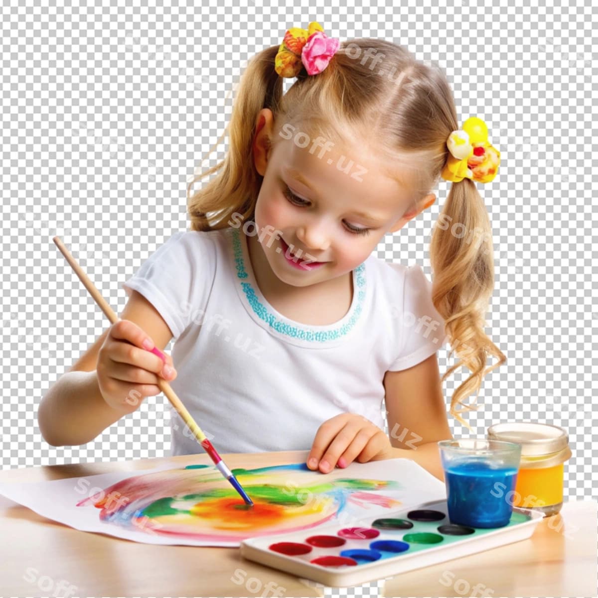Go'zal qiz pasta bilan chizish | Beautiful girl drawing with paint