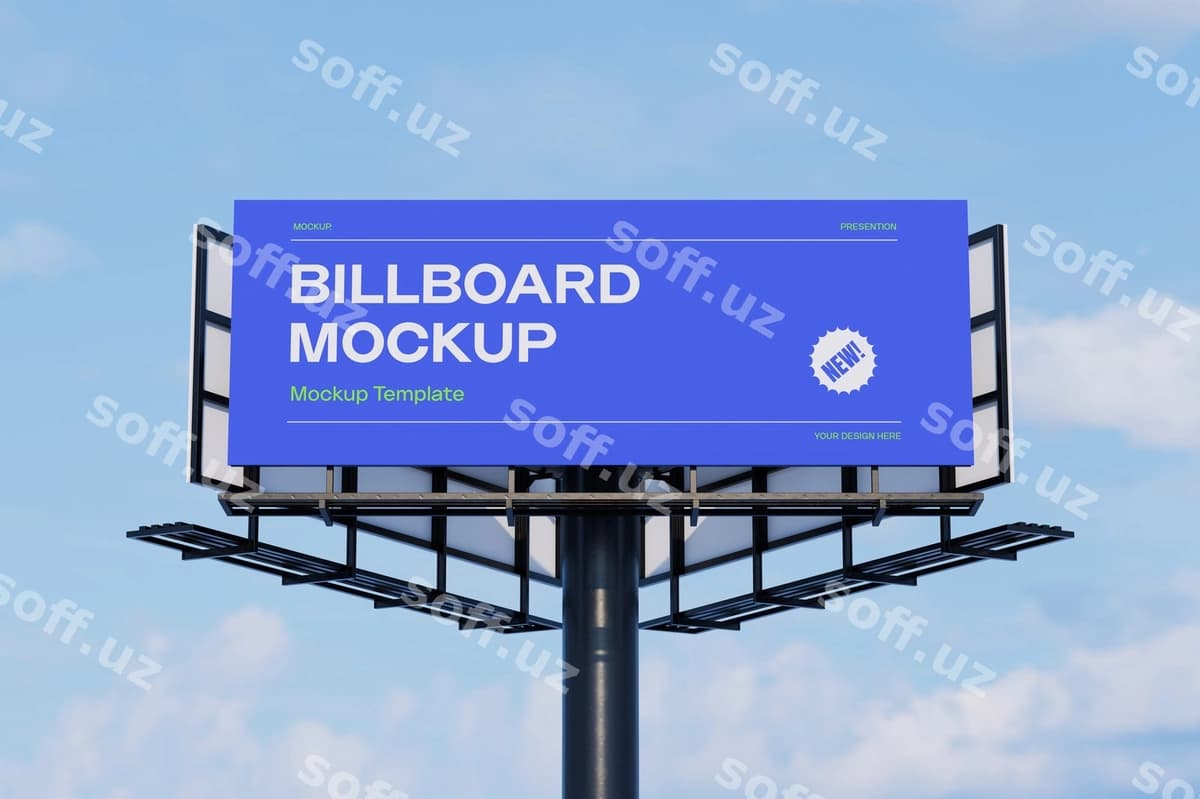 Billboard maket shabloni | Billboard mockup template