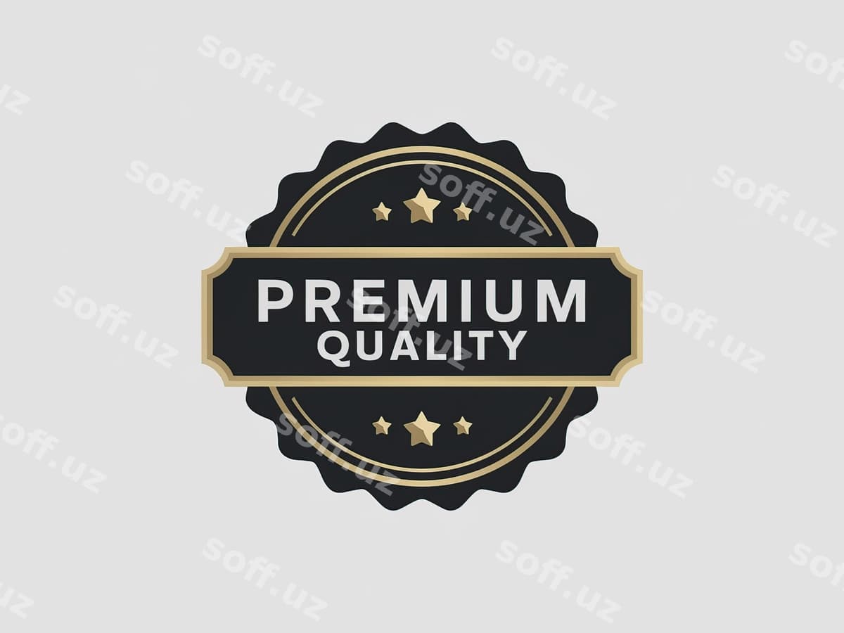 Qora oltin logotip oltin yulduzlar bilan | Black gold logo with gold stars it