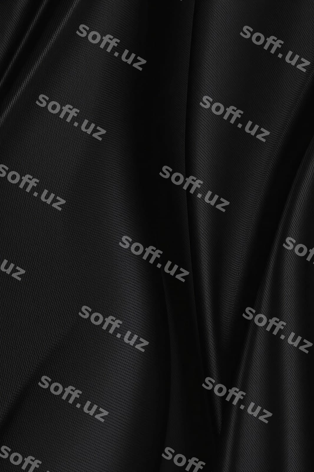 Qora ipak mato tuzilishi | Black silk fabric texture