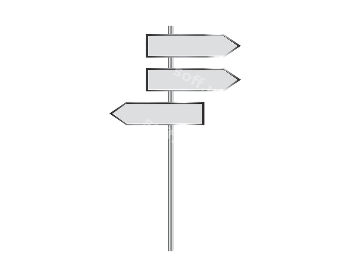 Bo'sh ko'rsatgich 3 | Blank signpost 3
