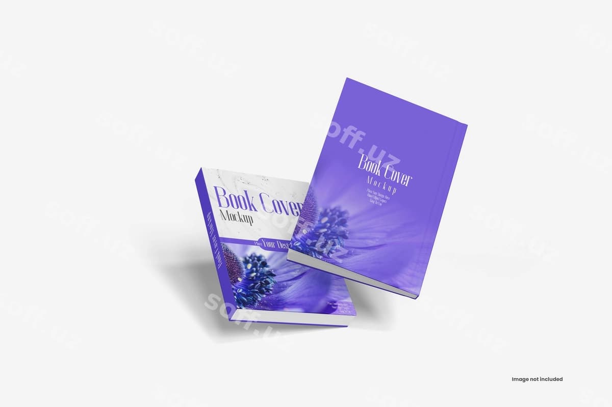 Kitob varaqi mockup | Book cover mockup